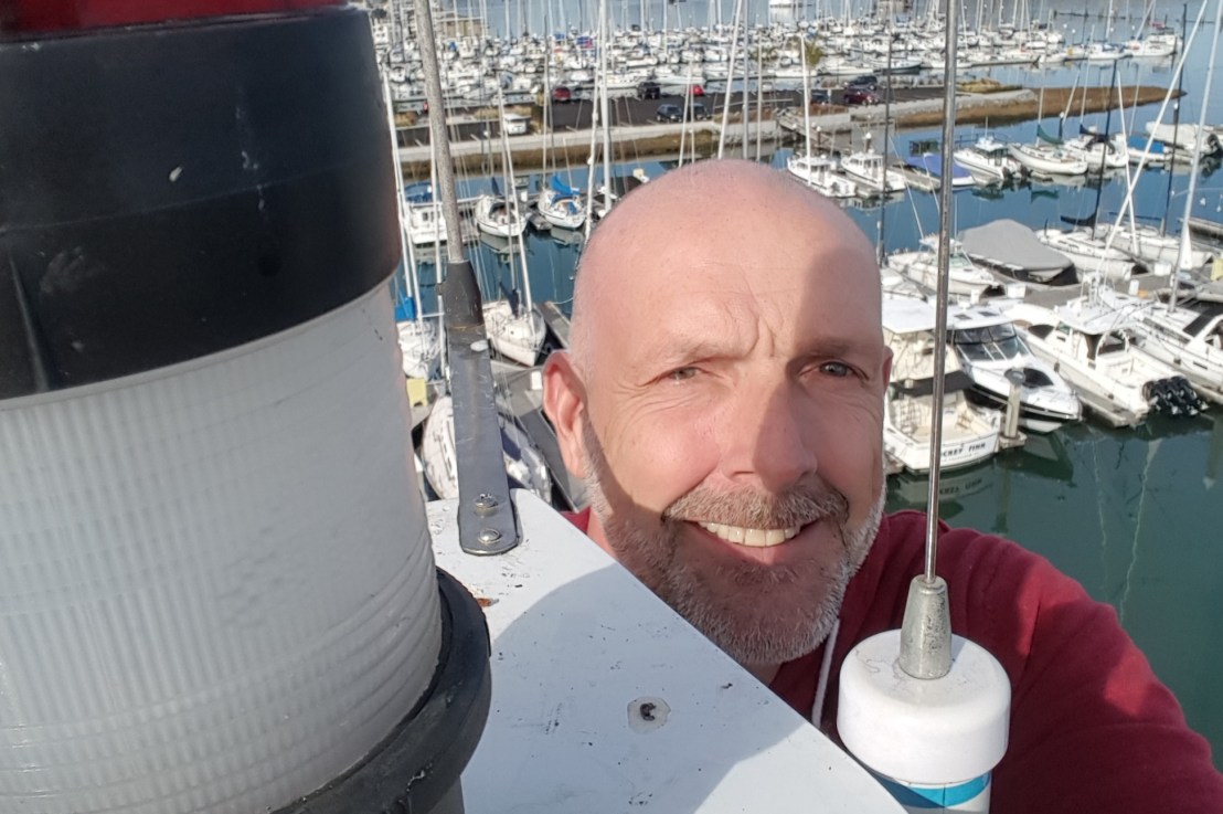 Up the mast for the anemometer (Pt.&nbsp;One)