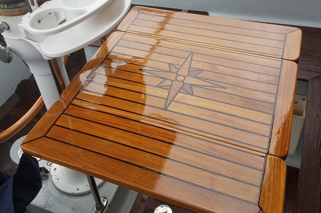 Bilge pumps, high-water alarm, cockpit table, Monitor Windvane,&nbsp;Liferaft